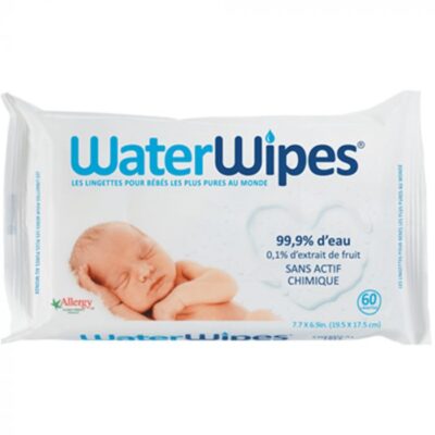 WATERWIPES 60 LINGETTES BEBE