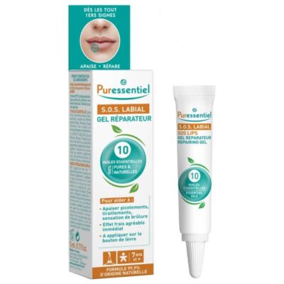 A-109.jpg PURESSENTIEL SOS LABIAL GEL REPARATEUR LEVRES
