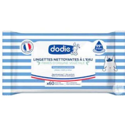 A-113-2.jpg DODIE LINGETTES NETTOYANTES A L'EAU 60 PIECES