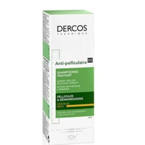 VICHY DERCOS SHAMPOING ANTIPELLICULAIRE DS CHEVEUX SECS 200 ML