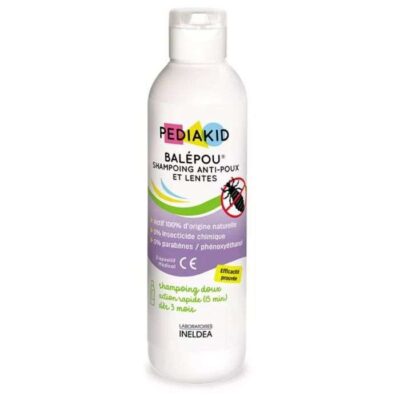 A-22-3.jpg PEDIAKID BALEPOU SHAMPOOING ANTI POUX ET LENTES 200 ML