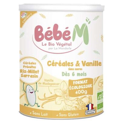 BEBE M CEREALES ET VANILLE DES 6 MOIS