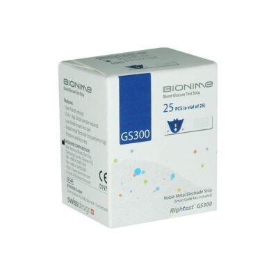 A-301.jpg BIONIME BANDELETTE REACTIVE GS300 POUR LECTEUR BIONIME GM300 25 UNITES