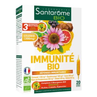 A-329.jpg SANTAROME BIO IMMUNITE BIO 20 AMPOULES