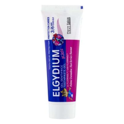 A-60-2.jpg ELGYDIUM DENTIFRICE ENFANTS GRENADINE 3-6 ANS 50 ML