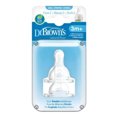 A-83-2.jpg DR BROWNS TETINE COLE ETROIT NIVEAU 2 3MOIS+ PACK DE 2 Previous product