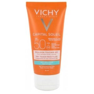 VICHY CAPITAL SOLEIL EMULSION PROTECTRICE ANTI BRILLANCE PEAU MIXTE A GRASSE 50 ML SPF 50